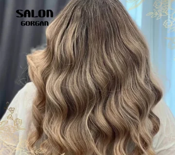 بالیاژ دخترونه جذاب با رنگساژ گرم در گرگان 984560946