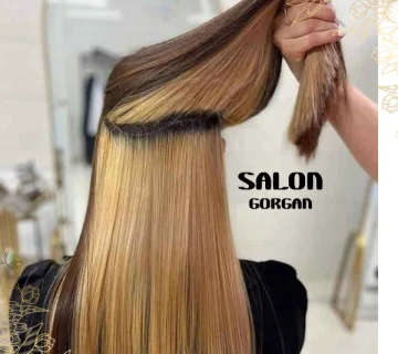 ترمیم کراتین موهای دکلره در گرگان 04586945456